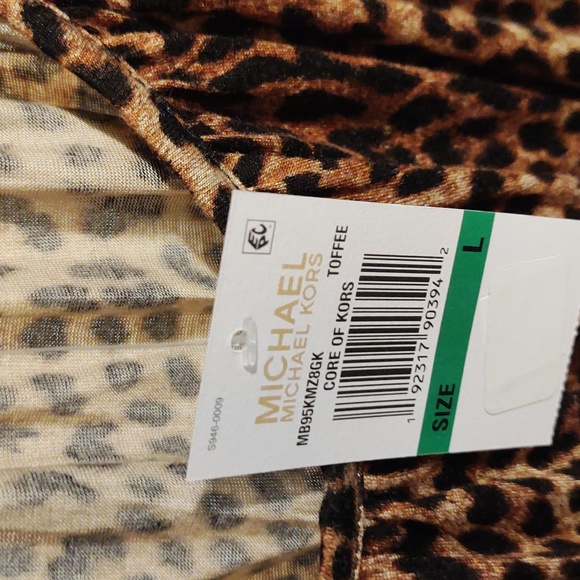 NWT Leopard print Michael Kors women's blouse - Picture 7 of 7